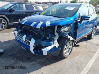 2018 Ford EcoSport SE with VIN MAJ3P1TEXJC240099, listed as a IAAI auction lot 41912970 with 92,940 mi miles. Bid and sale history available at carsss.com. Image 6.