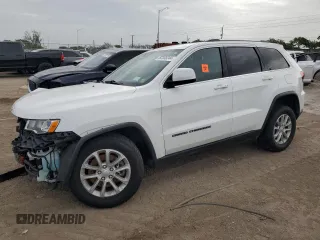 2021 Jeep Grand Cherokee Laredo X with VIN 1C4RJFAG2MC704840, listed as a Copart auction lot 62305244 with 30,114 mi miles and Salvage title. Bid and sale history available at DreamBid. Image 1.
