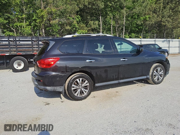 2017 Nissan Pathfinder S with VIN 5N1DR2MN1HC660286, listed as a Copart auction lot 50412525 with 118,403 mi miles and Clean Title. Bid and sale history available at carsss.com. Image 3.