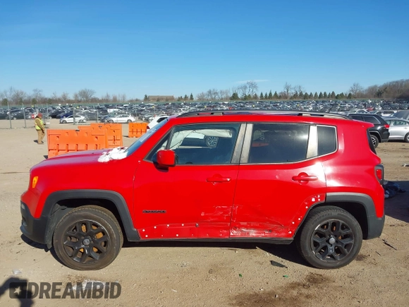 2015 Jeep Renegade Latitude with VIN ZACCJBBT0FPB72766, listed as a IAAI auction lot 41260398 with 126,270 mi miles and . Bid and sale history available at DreamBid. Image 14.