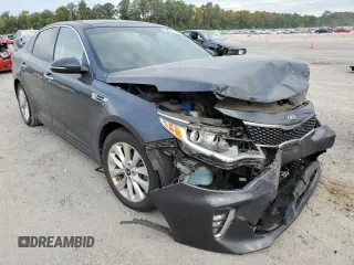 2018 Kia Optima LX with VIN 5XXGT4L37JG243940, listed as a Copart auction lot 65339994 with 74,499 mi miles and Salvage title. Bid and sale history available at DreamBid. Image 1.