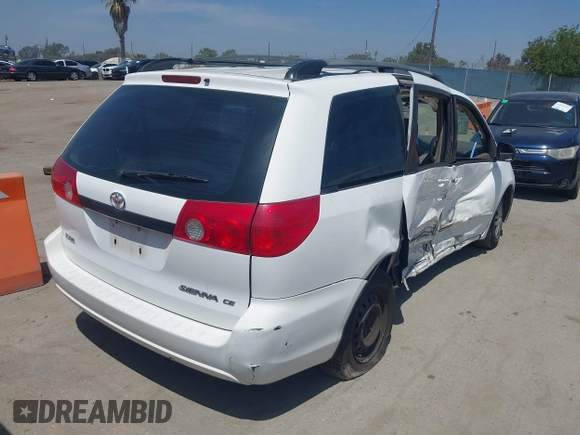 2006 Toyota Sienna CE with VIN 5TDZA23CX6S405973, listed as a IAAI auction lot 42088039 with 260,115 mi miles and . Bid and sale history available at DreamBid. Image 4.