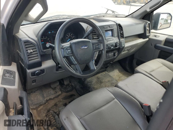 2020 Ford F-150 XL with VIN 1FTMF1CB3LKD51612, listed as a Copart auction lot 52724055 with 147,261 mi miles and Salvage title. Bid and sale history available at DreamBid. Image 8.