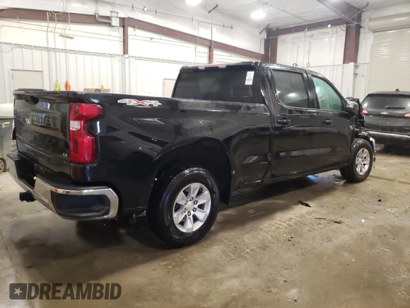 2023 Chevrolet Silverado 1500 LT with VIN 1GCUDDEDXPZ322787, listed as a Copart auction lot 42681305 with 40,075 mi miles and Salvage Title. Bid and sale history available at carsss.com. Image 3.