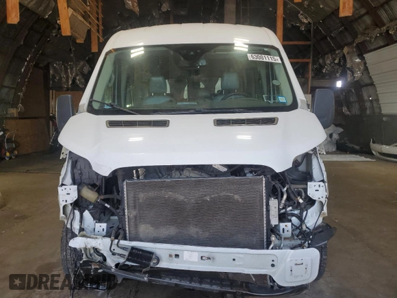 2017 Ford Transit XL with VIN 1FMZK1CM5HKB17834, listed as a Copart auction lot 63001115 with 69,665 mi miles and Salvage title. Bid and sale history available at DreamBid. Image 5.