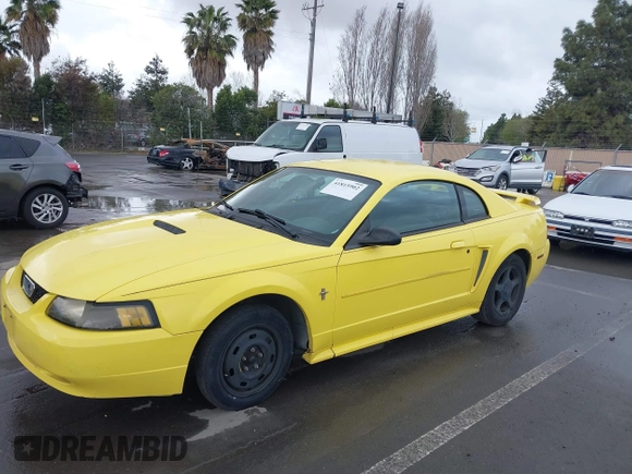 2002 Ford Mustang Standard with VIN 1FAFP40412F228577, listed as a IAAI auction lot 41815902 with 134,449 mi miles. Bid and sale history available at carsss.com. Image 6.
