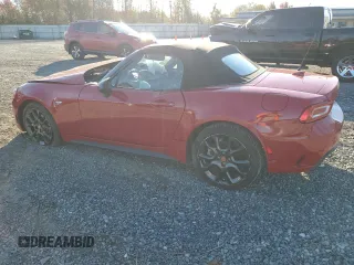 2017 FIAT 124 Spider Elaborazione Abarth z VIN JC1NFAEK1H0117289, wystawiony jako Copart lot #75170854 z przebiegiem 39 395 mil mil oraz Szkoda całkowita • Salvage title. Historia ofert i sprzedaży dostępna na DreamBid. Obrazek 2.
