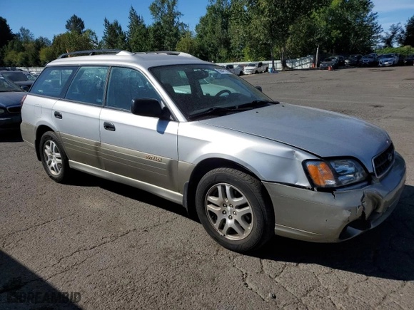 2003 Subaru Legacy Wagon Outback with VIN 4S3BH675237615831, listed as a Copart auction lot 69847174 with 157,292 mi miles and Salvage Title. Bid and sale history available at carsss.com. Image 4.