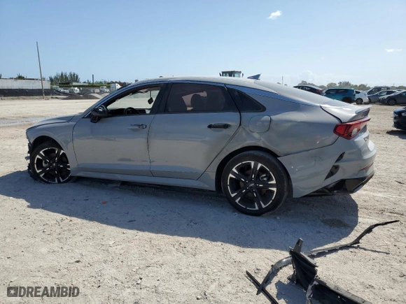 2022 Kia K5 GT-Line with VIN 5XXG64J24NG120443, listed as a Copart auction lot 52801735 with 50,349 mi miles and Non Repairable. Bid and sale history available at carsss.com. Image 2.