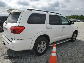 2008 Toyota Sequoia Limited with VIN 5TDZY68A48S008885, listed as a Copart auction lot 55117445 with 344,805 mi miles and Clean Title. Bid and sale history available at DreamBid. Image 3.