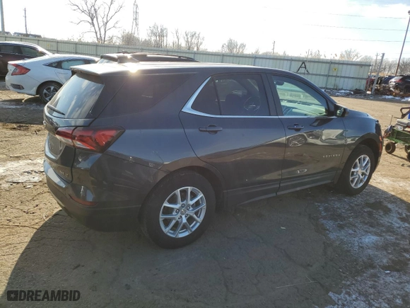 2023 Chevrolet Equinox LT with VIN 3GNAXUEG4PS185290, listed as a Copart auction lot 84938884 with 22,064 mi miles and Clean Title. Bid and sale history available at carsss.com. Image 3.