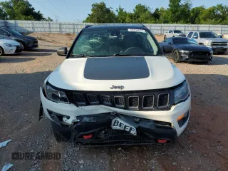 2021 Jeep Compass Trailhawk with VIN 3C4NJDDB2MT583833, listed as a Copart auction lot 58736675 with 67,090 mi miles and Salvage title. Bid and sale history available at DreamBid. Image 5.