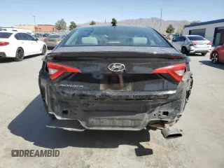 2016 Hyundai Sonata SE with VIN 5NPE24AF0GH419165, listed as a Copart auction lot 48587005 with 34,499 mi miles and Salvage Title. Bid and sale history available at carsss.com. Image 6.