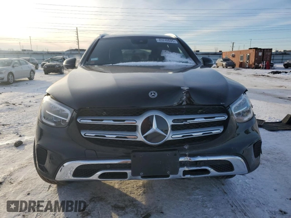 2022 Mercedes-Benz GLC 300 with VIN W1N0G8EB7NV353357, listed as a Copart auction lot 45248695 with 9,085 mi miles and Salvage Title. Bid and sale history available at DreamBid. Image 5.