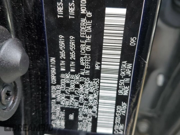 2021 Lexus GX 460 Premium с VIN JTJAM7BX7M5276953, выставлен на аукционе Copart как лот 82641134 с пробегом 53 886 миль миль и Списание • Salvage title. История ставок и продаж доступна на DreamBid. Изображение 14.