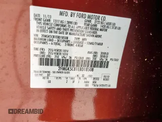 2014 Ford Flex SEL z VIN 2FMGK5C81EBD18508, wystawiony jako Copart lot #56007955 z przebiegiem 202 598 mil mil oraz Szkody całkowita. Historia ofert i sprzedaży dostępna na DreamBid. Obrazek 14.