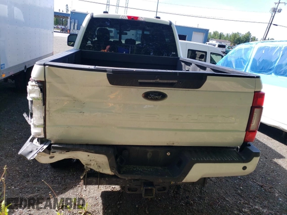 2020 Ford F-350 XL with VIN 1FT8W3BT7LEE78594, listed as a Copart auction lot 60691945 with 80,645 mi miles and Salvage title. Bid and sale history available at DreamBid. Image 6.