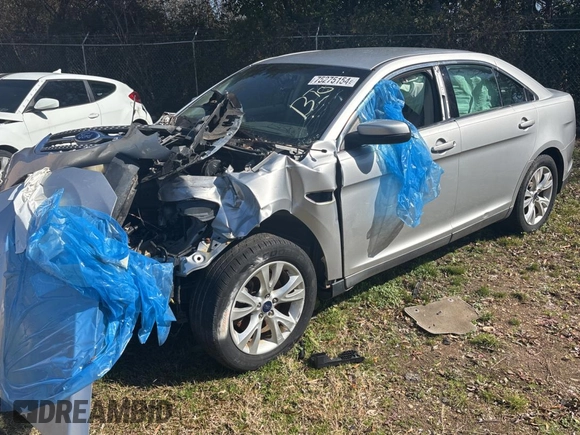2011 Ford Taurus SEL with VIN 1FAHP2EW3BG188438, listed as a Copart auction lot 43973075 with Not Provided miles and Salvage Title. Bid and sale history available at DreamBid. Image 2.