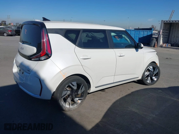 2023 Kia Soul GT-Line with VIN KNDJ53AU5P7849910, listed as a IAAI auction lot 41320349 with 12,239 mi miles. Bid and sale history available at carsss.com. Image 4.