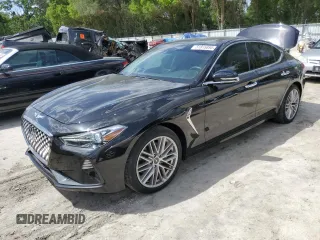 2021 Genesis G70 2.0T z VIN KMTG34LA0MU074200, wystawiony jako Copart lot #51815895 z przebiegiem 17 031 mil mil oraz Nie do naprawy • Non repairable. Historia ofert i sprzedaży dostępna na DreamBid. Obrazek 1.