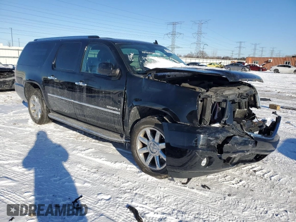 2012 GMC Yukon XL Denali with VIN 1GKS1MEF0CR287371, listed as a Copart auction lot 45359785 with 148,559 mi miles and Salvage Title. Bid and sale history available at carsss.com. Image 4.