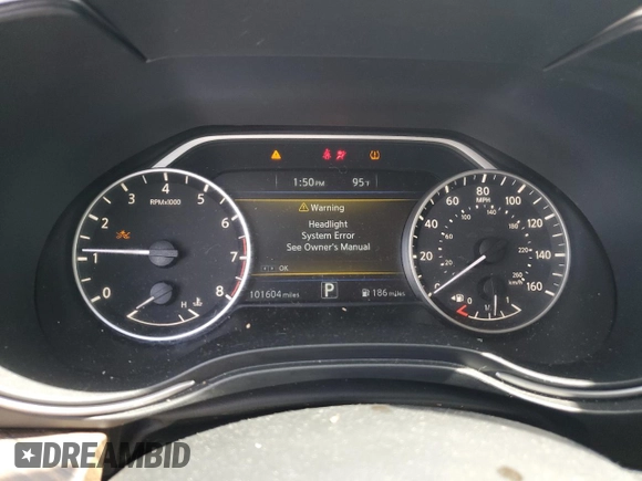 2016 Nissan Maxima SL with VIN 1N4AA6AP0GC437902, listed as a Copart auction lot 49895465 with 101,604 mi miles and Non Repairable. Bid and sale history available at DreamBid. Image 9.