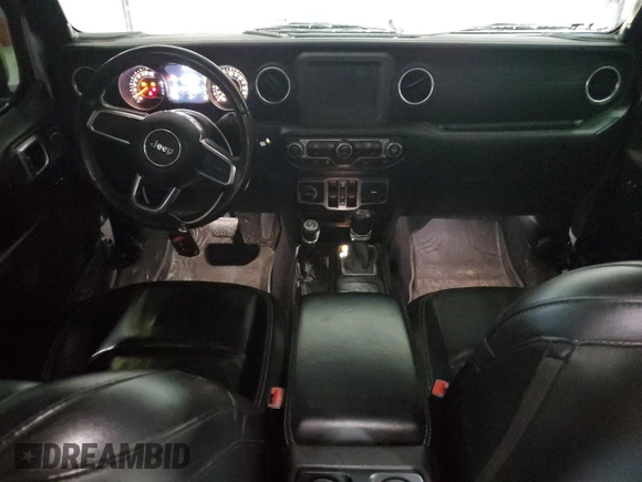 2018 Jeep Wrangler Unlimited Sahara with VIN 1C4HJXEG2JW196357, listed as a Copart auction lot 55105575 with Not provided miles and Salvage title. Bid and sale history available at DreamBid. Image 8.