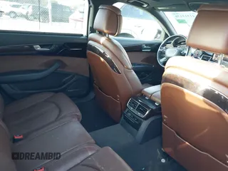 2015 Audi A8 L 4.0T with VIN WAU32AFD0FN035282, listed as a IAAI auction lot 41515136 with 76,518 mi miles. Bid and sale history available at carsss.com. Image 8.