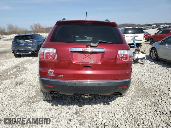2011 GMC Acadia SLE with VIN 1GKKRPED6BJ121197, listed as a Copart auction lot 48480875 with 0 mi miles and Clean Title. Bid and sale history available at carsss.com. Image 6.
