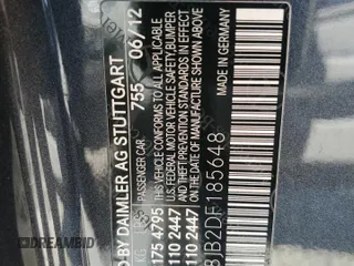 2013 Mercedes-Benz E-Class E 350 with VIN WDDKJ8JB2DF185648, listed as a Copart auction lot 75965464 with 76,974 mi miles and Salvage Title. Bid and sale history available at carsss.com. Image 13.