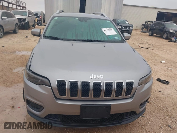 2021 Jeep Cherokee Latitude with VIN 1C4PJLCB7MD134643, listed as a IAAI auction lot 40922669 with 58,217 mi miles. Bid and sale history available at carsss.com. Image 12.