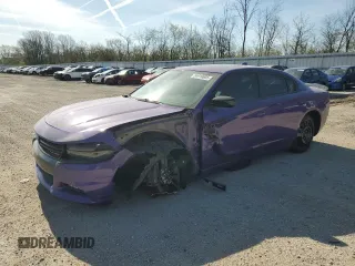 2019 Dodge Charger SXT with VIN 2C3CDXJG5KH520588, listed as a Copart auction lot 54910605 with 58,430 mi miles and Salvage Title. Bid and sale history available at DreamBid. Image 1.