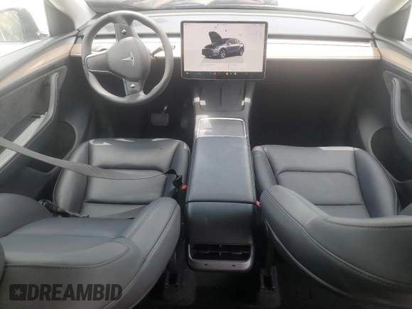 2024 Tesla Model Y Long Range с VIN 7SAYGDEE7RA279293, выставлен на аукционе Copart как лот 62758065 с пробегом 23 271 миль миль и Списание • Salvage title. История ставок и продаж доступна на DreamBid. Изображение 8.
