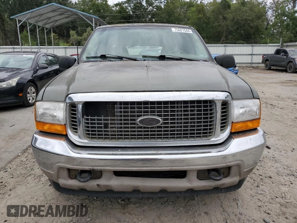 2000 Ford Excursion Limited with VIN 1FMNU42L5YEC60493, listed as a Copart auction lot 75021544 with 316,622 mi miles and Salvage title. Bid and sale history available at DreamBid. Image 5.