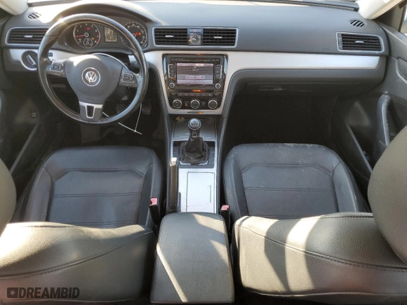2012 Volkswagen Passat SE with VIN 1VWBP7A35CC014949, listed as a Copart auction lot 48211475 with 127,879 mi miles and Salvage Title. Bid and sale history available at carsss.com. Image 8.