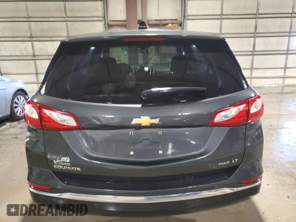 2018 Chevrolet Equinox LT with VIN 2GNAXSEVXJ6206846, listed as a Copart auction lot 46976605 with 76,830 mi miles and Salvage Title. Bid and sale history available at DreamBid. Image 6.
