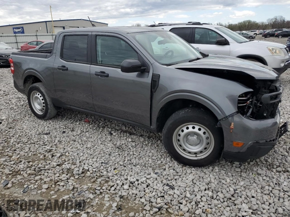 2022 Ford Maverick XL with VIN 3FTTW8E96NRA78291, listed as a Copart auction lot 50961575 with 18,740 mi miles and Salvage Title. Bid and sale history available at DreamBid. Image 4.