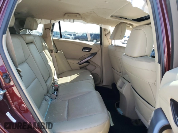2015 Acura RDX Tech Pkg with VIN 5J8TB3H59FL010396, listed as a Copart auction lot 50543675 with 91,501 mi miles and Salvage Title. Bid and sale history available at carsss.com. Image 10.