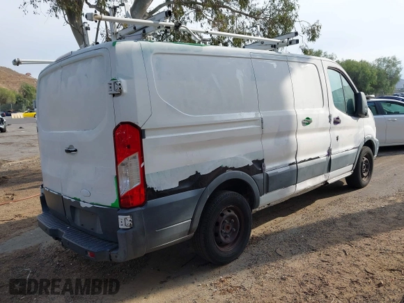 2015 Ford Transit Cargo with VIN 1FTNE1ZM6FKA63779, listed as a IAAI auction lot 41367212 with 208,866 mi miles and . Bid and sale history available at carsss.com. Image 4.