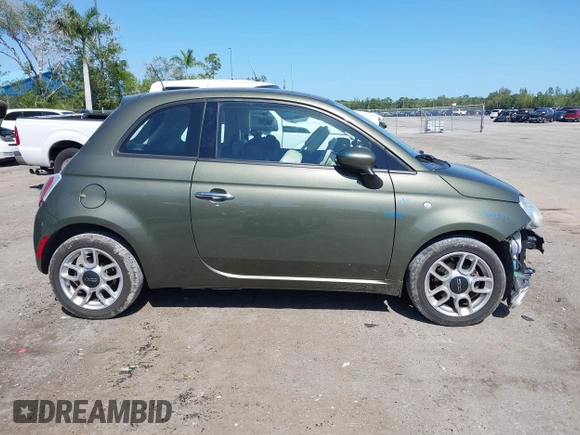 2014 FIAT 500 Pop with VIN 3C3CFFAR1ET294017, listed as a IAAI auction lot 42064496 with 1 mi miles. Bid and sale history available at carsss.com. Image 14.