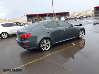 2011 Lexus IS 250 with VIN JTHBF5C29B5135208, listed as a IAAI auction lot 42073769 with 82,618 mi miles. Bid and sale history available at carsss.com. Image 4.