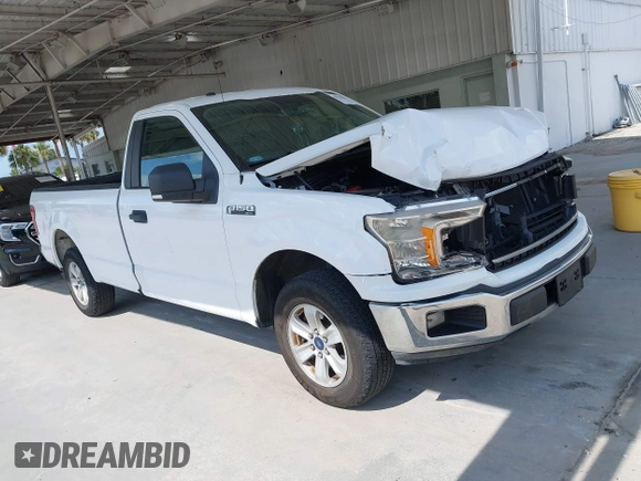 2018 Ford F-150 XL with VIN 1FTMF1CP7JKE12307, listed as a IAAI auction lot 42722428 with 228,606 mi miles and . Bid and sale history available at DreamBid. Image 13.