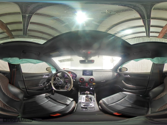 2019 Audi RS 3 with VIN WUABWGFF8KA905274, listed as a Copart auction lot 69577074 with 46662 miles and Salvage Title. Bid and sale history available at carsss.com. Image 14.