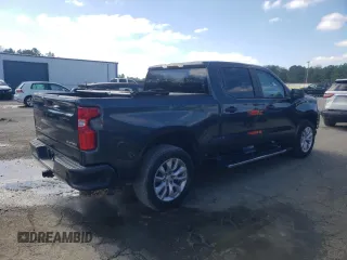 2020 Chevrolet Silverado 1500 Custom with VIN 3GCPWBEK0LG256626, listed as a Copart auction lot 46325475 with 38,514 mi miles and Salvage Title. Bid and sale history available at carsss.com. Image 3.