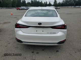 2024 Lexus ES 250 with VIN 58AD11D19RU012276, listed as a Copart auction lot 61096895 with 5,595 mi miles and Salvage title. Bid and sale history available at DreamBid. Image 6.