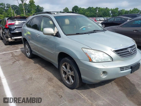 2006 Lexus RX 400h with VIN JTJHW31U260024648, listed as a IAAI auction lot 42632917 with 246,808 mi miles and . Bid and sale history available at DreamBid. Image 1.