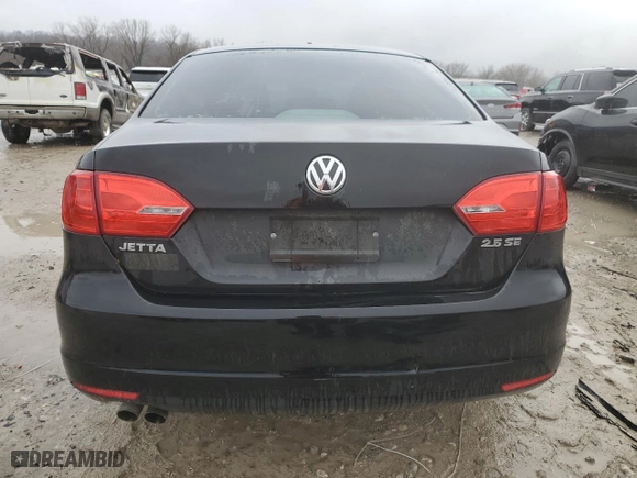 2012 Volkswagen Jetta Sedan SE w/Convenience & Sunroof PZEV with VIN 3VWDP7AJ5CM118931, listed as a Copart auction lot 47782505 with 235,997 mi miles and Salvage Title. Bid and sale history available at carsss.com. Image 6.