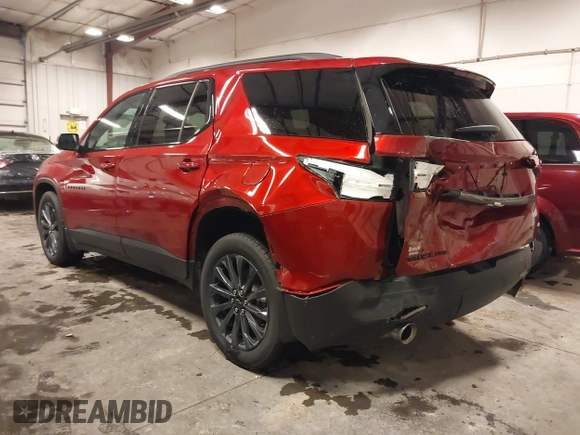 2023 Chevrolet Traverse RS z VIN 1GNEVJKW4PJ187303, wystawiony jako IAAI lot #41582948 z przebiegiem 24 047 mil mil oraz . Historia ofert i sprzedaży dostępna na DreamBid. Obrazek 3.