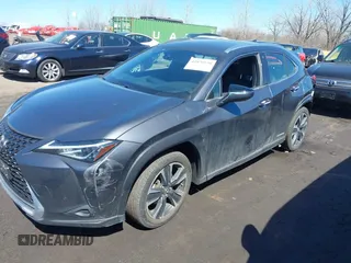 2022 Lexus UX 250h with VIN JTHP9JBH8N2058445, listed as a IAAI auction lot 41870238 with 36,509 mi miles and . Bid and sale history available at DreamBid. Image 2.