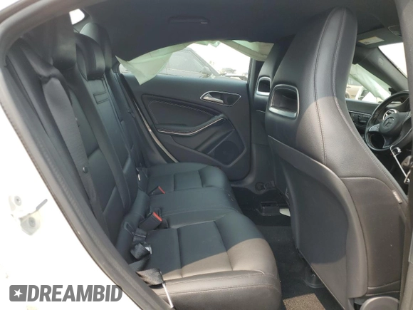 2015 Mercedes-Benz CLA 250 with VIN WDDSJ4GB0FN177766, listed as a Copart auction lot 58659135 with 54,423 mi miles and Salvage title. Bid and sale history available at DreamBid. Image 10.